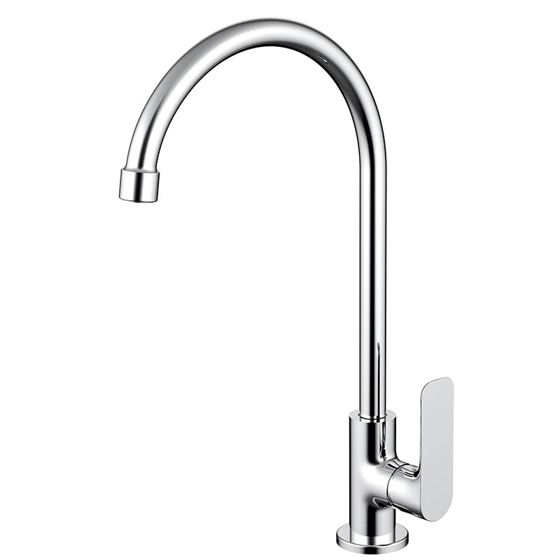 Swan Neck Kitchen Faucet
